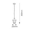 134406 3 cerne zavesne led svitidlo sorrento 8w ip44