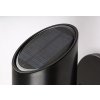 134409 5 cerne fasadni solarni led rgb svitidlo s pohybovym cidlem lutto 1w ip44