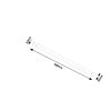 134496 5 bile led svitidlo pod kuchynskou linku batten light 90cm 30w