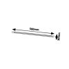 134535 4 chromove led svitidlo pod kuchynskou linku hanson 50cm 8w stmivatelne mavnutim s pohybovym cidlem