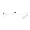 134544 4 cerne led svitidlo pod kuchynskou linku greg 88 5cm 13w s vypinacem