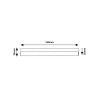 134595 5 cerne led svitidlo pod kuchynskou linku band2 53cm 14w