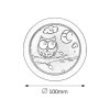 134649 4 detske nastenne dotykove led svitidlo shepherd 100mm 0 3w