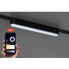 134778 2 smart tuya cerne listove led svitidlo 220mm litrack line 1f 7w cct