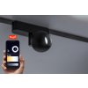 134802 4 smart tuya cerny listovy led reflektor kulovy litrack spot 1f 5w cct