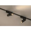 134733 6 cerny listovy led reflektor litrack spot 1f 6w
