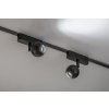 134739 7 cerny listovy led reflektor kulovy litrack spot 1f 5w