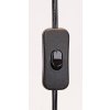 134895 3 stribrna stojaci lampa izander s bilym stinidlem pro zarovku e27