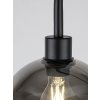 134913 2 cerna stojaci lampa ricardo pro zarovku e27