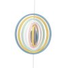 131515 5 bilo duhovy zavesny lustr hoops pro zarovku e27