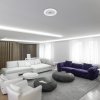 134994 10 bile stropni led svitidlo calvin kulate 500mm 40w rgb cct s do