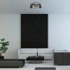 135030 4 cerne stropni led svitidlo aztec kulate 395mm 40w