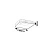135057 3 zlate stropni led svitidlo carmella ctvercove 600x600mm 30w