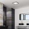 135315 6 stribrne stropni led svitidlo lambert ctvercove 250x250mm 15w ip44