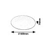 135351 10 bile stropni led svitidlo danny kulate 600mm 60w cct s do