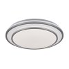 135342 2 stribrne stropni led svitidlo lupita kulate 490mm 40w cct s do