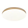 135747 1 bile stropni led svitidlo oscar2 s dekorem dreva kulate 340mm 18w