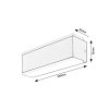 136134 6 cerne fasadni led svitidlo mataro 12w ip54