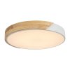 136074 1 bile stropni led svitidlo maple s dekorem dreva kulate 415mm 24w