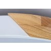 136074 3 bile stropni led svitidlo maple s dekorem dreva kulate 415mm 24w
