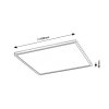 136065 11 smart wifi stribrne stropni led svitidlo rasmus ctvercove 420mm 22w rgb s do