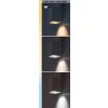 136167 5 bile fasadni led svitidlo urfa cube 9w ip65 cct