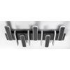 135984 7 cerne stropni led svitidlo sindri 610mm 46w cct