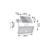 136458 9 cerny fasadni solarni led reflektor s pohybovym cidlem zavod 8w ip65