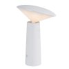 136416 2 bila led zahradni nabijeci lampa polperro 3w