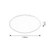 136314 2 bile stropni led svitidlo s pohybovym cidlem lucas kulate 380mm 24w ip44