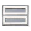 136317 4 chromove stropni led svitidlo blas 230x300mm 24w ip44