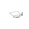 136290 6 bile stropni led svitidlo pavel hranate 420x420mm 22w