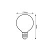 136785 1 led zarovka filament g125 3w e27