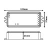 137082 7 led ovladac s prijimacem bolo single