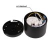 137115 4 cerne stropni led svitidlo alexo 120mm 12w ip54 cct stmivatelne