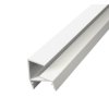 137787 8 hlinikovy profil pro sklo pro led pasky sk1 bily