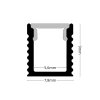 137805 7 nastenny profil pro led pasky slim n11 bily