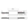 137940 3 led stmivatelny zdroj trafo 12v 300w ip67