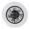 139038 7 cerne stropni led svitidlo s ventilatorem dalfon2 485mm 48w cct s do