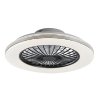 139041 2 cerne stropni led svitidlo s ventilatorem dalfon2 485mm 48w cct s do