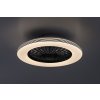 139041 5 cerne stropni led svitidlo s ventilatorem dalfon2 485mm 48w cct s do