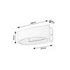 139800 7 antracitove fasadni led svitidlo gerla 9w ip54
