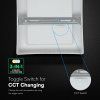 140396 2 bily prisazeny led panel hranaty 120 x 120mm 6w cct economy