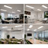 Fehér beépíthető LED panel rugókkal 30 x 120cm 40W UGR Economy