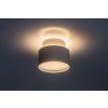 138768 2 bile stropni led svitidlo ovidia 110mm 16w