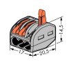 WAGO típusú csatlakozó 3x2,5