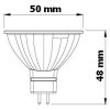 LED izzó 3,5W GU5.3 12V (Fény színe hideg fehér)