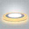69464 1 fehér süllyesztett led panel kerek 195mm 12w 4w háttérvilágítással
