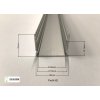 Fali profil LED-szalagokhoz N2