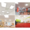Fehér álmennyezeti LED panel 600 x 600mm 40W Economy